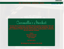 Tablet Screenshot of carmellasmarket.com